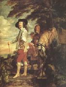 Anthony Van Dyck Charles I King of England Hunting (mk05) oil on canvas